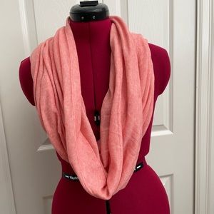 Ann Demeulemeester jersey scarf - coral infinity style